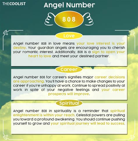 808 meaning angel number|Angel Number 808 Meaning in Love and Life: What Does 808。